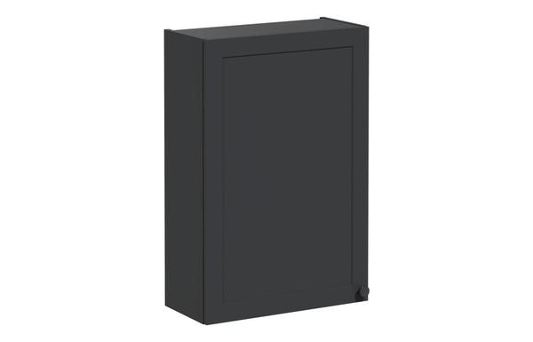 VitrA Root Classic 60cm 1 Door Upper/Wall Unit (LH Hinge) - Matt Graphite