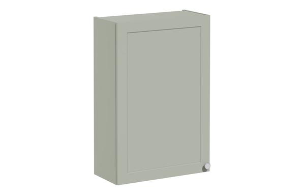 VitrA Root Classic 60cm 1 Door Upper/Wall Unit (LH Hinge) - Matt Retro Green
