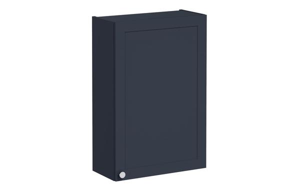 VitrA Root Classic 60cm 1 Door Upper/Wall Unit (RH Hinge) - Matt Dark Blue