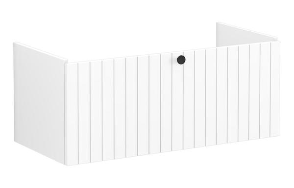 VitrA Root Groove 100cm 1 Drawer Washbasin Unit - Matt White