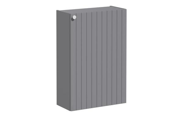 VitrA Root Groove 55cm 1 Door Slim Lower/Base Unit (RH Hinge) - Matt Grey