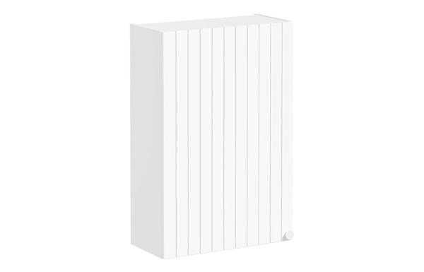 VitrA Root Groove 60cm 1 Door Upper/Wall Unit (LH Hinge) - Matt White