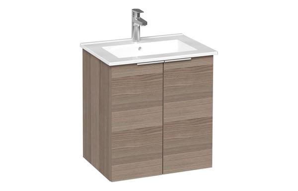 VitrA S20 Square 60cm 2 Door Wall Hung Basin Unit - Cordoba