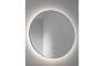 Abode Mayar 600mm Round LED Mirror - Matt Black