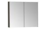 VitrA 820x695mm Mirrored Cabinet - Brushed Chrome
