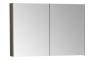 VitrA 1020x695mm Mirrored Cabinet - Brushed Chrome