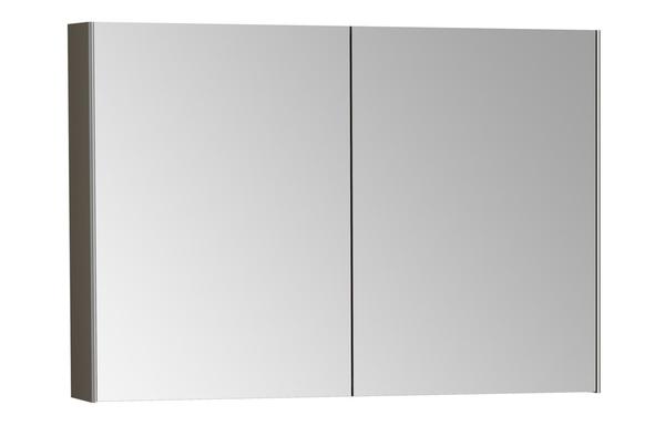 VitrA 1020x695mm Mirrored Cabinet - Brushed Chrome