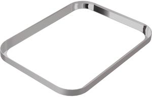Abode Cava Tablet Basin Plinth - Chrome