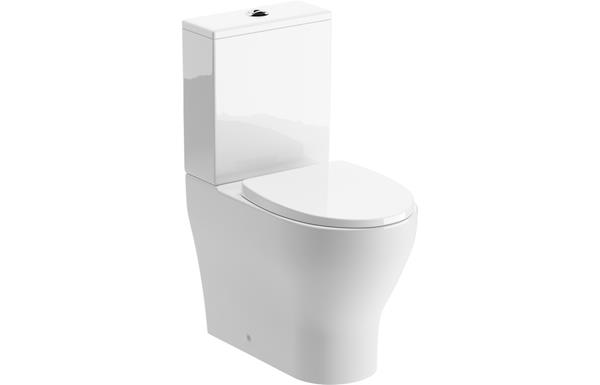 Rennes Rimless C/C Fully Shrouded WC & Soft Close Seat