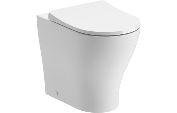 Rennes Rimless Back To Wall WC & Soft Close Seat