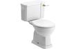 Avignon Close Coupled WC w/Brushed Brass Finish & Soft Close Seat