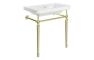 Carla 810mm 1TH Console Basin - Brushed Brass