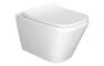 VitrA Integra Square Rimless Wall Hung Pan Only - White