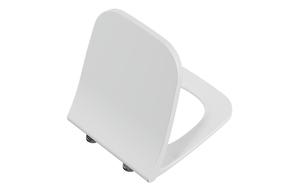 VitrA Integra Square Soft Close Slim Toilet Seat - White