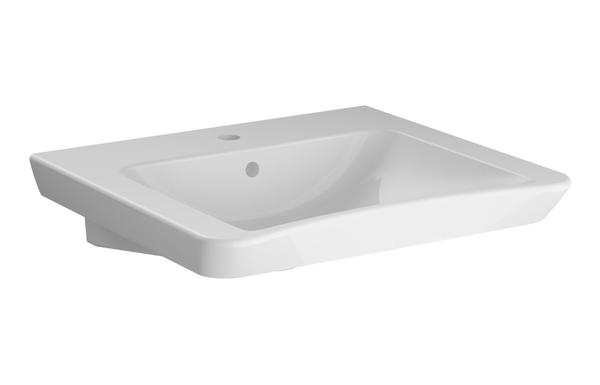 VitrA S20 600x545mm 1TH Basin w/Overflow - White