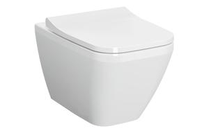 VitrA Integra Square Wall Hung Pan Only - White