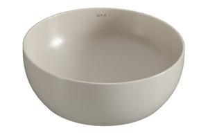 VitrA Outline 405x405mm Recycled 0TH Basin Only - Matt Taupe