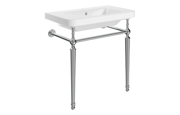 Carla 810mm 1TH Console Basin - Chrome