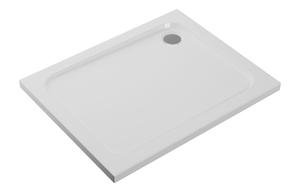 //2Go 45mm Low Profile 760x760mm Square Tray & Waste - White