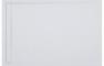30mm Slate 1400x800mm Rectangular Tray & Waste - White