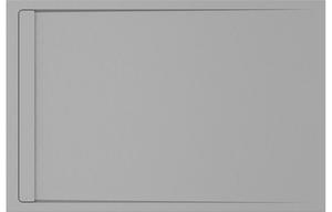30mm Slate 1200x800mm Rectangular Tray & Waste - Grey