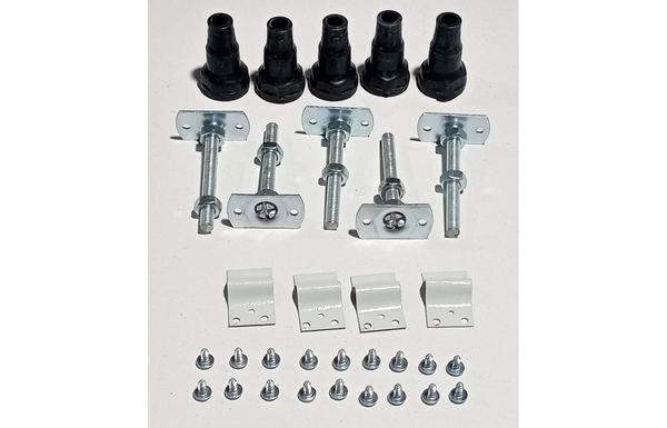 //2Go 45mm Low Profile Offset & Quadrant Riser Set - White