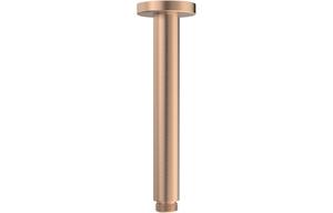 Aura 180mm Round Ceiling Arm - Brushed Bronze