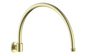Sapira 365mm Traditional Round Shower Arm - Brushed Brass