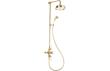 Sapira Thermostatic Shower Kit - Brushed Brass