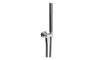 Abode Euphoria Circular Wall Outlet  Handset & Bracket Set - Chrome