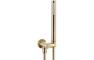 Abode Euphoria Circular Wall Outlet  Handset & Bracket Set - Antique Brass