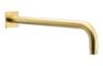 Abode Uno Wall Shower Arm - Brushed Brass