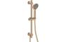 Aura Round Riser Rail Kit w/Elbow & 3 Mode Handset - Brushed Bronze