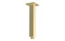 Galaxy 180mm Square Ceiling Arm - Brushed Brass