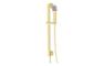 Galaxy Square Riser Rail Kit w/Elbow & Handset - Brushed Brass