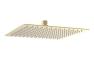 Galaxy 250mm Square Ultraslim Showerhead - Brushed Brass