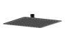 Galaxy 250mm Square Ultraslim Showerhead - Matt Black