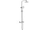 Round Thermostatic Bar Mixer w/Riser Kit - Chrome