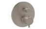 VitrA Origin Integrated Thermostatic Shower Mixer Valve - Brushed Nickel