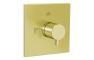 VitrA Root Square 3-Way Diverter - Soft Gold