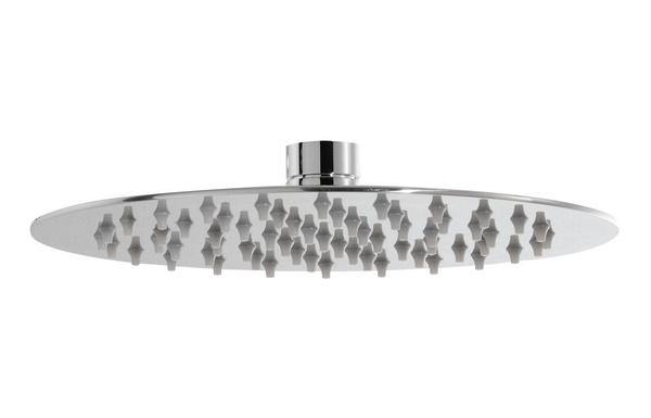 Abode Storm Slimline 200x200x3mm Circular Showerhead - St/Steel
