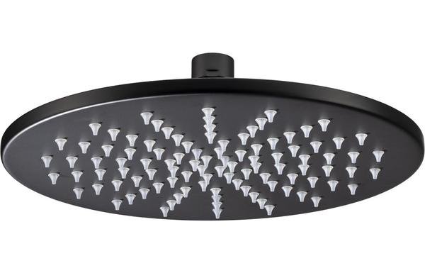 Abode Euphoria 225x225x8mm Circular Showerhead - Matt Black