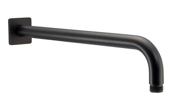 Abode Uno Wall Shower Arm - Matt Black 