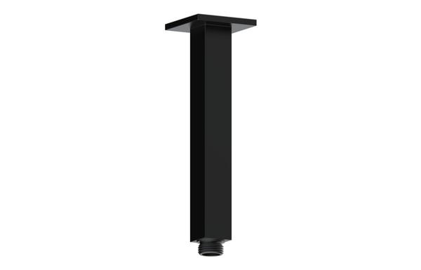 Galaxy 180mm Square Ceiling Arm - Matt Black