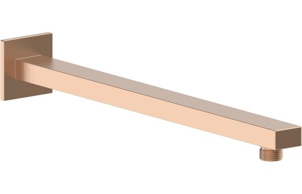 Galaxy 350mm Square Shower Arm - Brushed Bronze