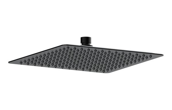 Galaxy 250mm Square Ultraslim Showerhead - Matt Black
