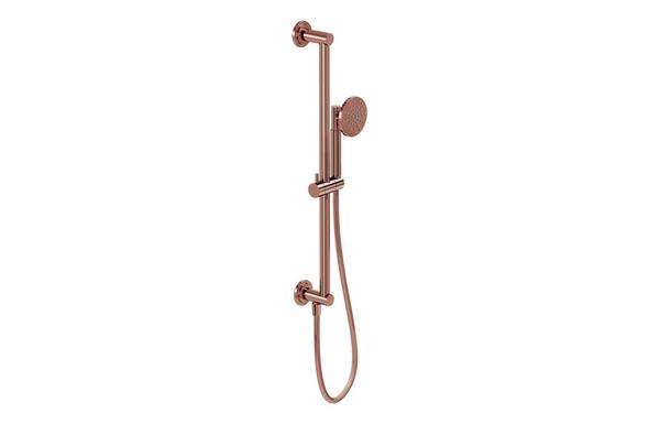 VitrA Origin Classic Hand Shower w/Slide Rail & Wall Outlet - Soft Copper