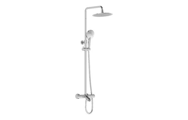 VitrA Aquaheat Bliss 250B Shower Column w/Bath Spout - Chrome