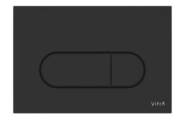 VitrA Loop Round Flush Plate - Matt Black