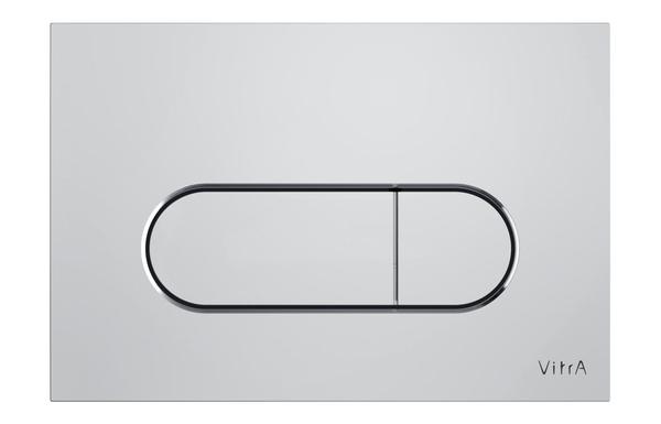 VitrA Loop Round Flush Plate - Chrome